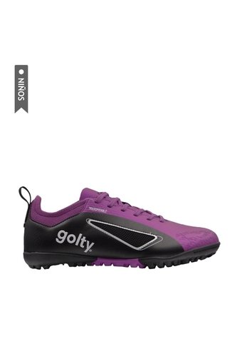 Zapatilla Golty Turf Velozion Formacion Niño-Morado/Negro GOLTY