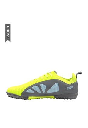 Zapatilla Golty Turf Velozion Formacion Niño-Verde/Gris