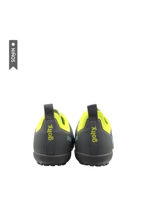 Zapatilla Golty Turf Velozion Formacion Niño-Verde/Gris