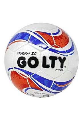 Balon Futbol Golty Professional Euforia2 Thermotech 5-Blanco