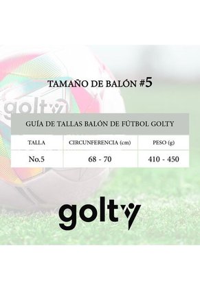 Balón Fútbol Golty Competencia Space Laminado No.5-Verde