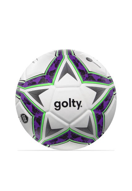 Balon Futbol Sala Competencia Golty Volcanix-Blanco