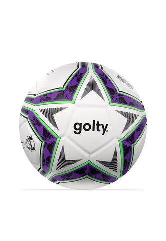 Balon Futbol Competencia Golty Volcanix No.5-Blanco GOLTY