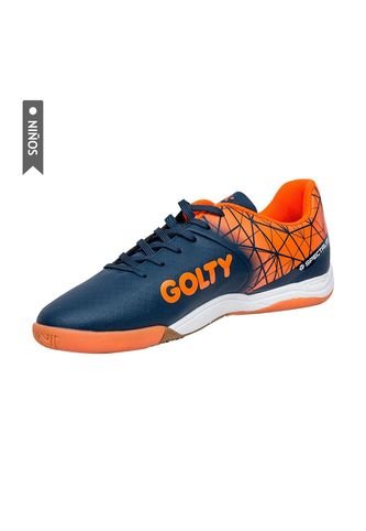 Zapatilla Golty Pro Spectrum Indoor Niño-Azul/Naranja GOLTY