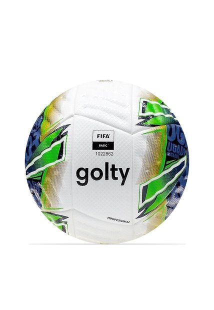 Balon De Futbol Profesional Sala Golty Thermobonded-Blanco