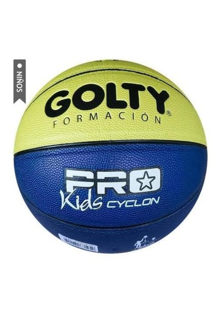 Balón Baloncesto Golty Pro Training Cyclon Niño Talla 5-Azul