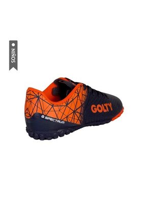Zapatillas Golty Spectrum Turf Formacion Niño-Azul/Naranja