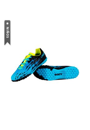 Guayos Golty Turf Formacion Shock Niños-Azul