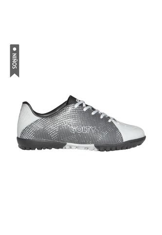 Zapatillas Golty Turf Formacion Dimension Niños-Gris/Negro GOLTY
