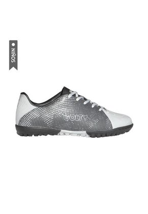 Zapatillas Golty Turf Formacion Dimension Niños-Gris/Negro