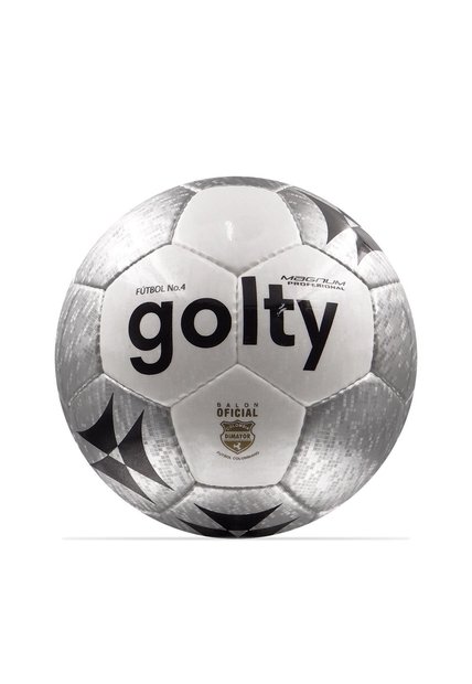 Balon Futbol Profesional Golty Magnum No.4-Gris Claro