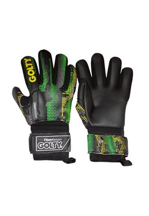 Guantes Golty Competencia Titan Keeper-Negro/Verde