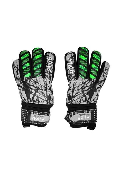 Guante De Fútbol Golty Hyperfaster Competencia-Negro/Verde
