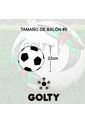 Balon Futbol Golty Professional Invictus No 5-Plateado de GOLTY