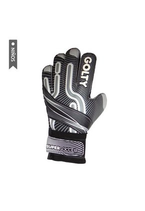 Guantes Golty Formacion Supersoccer Ii Niño-Gris/Negro