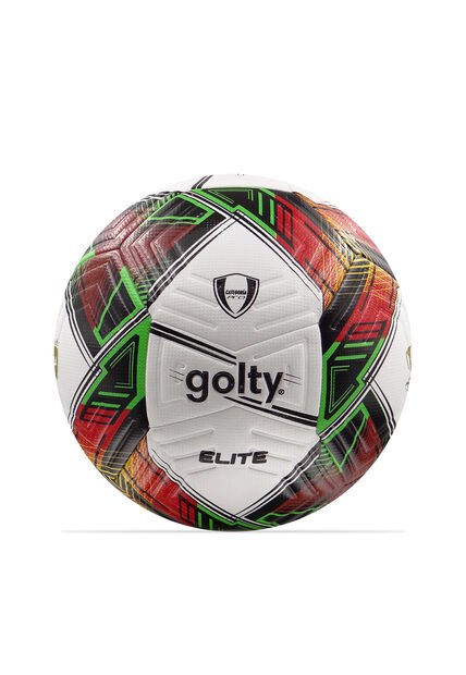 Balon Futbol Sala Pro Golty Elite Dualtech-Negro/Naranja