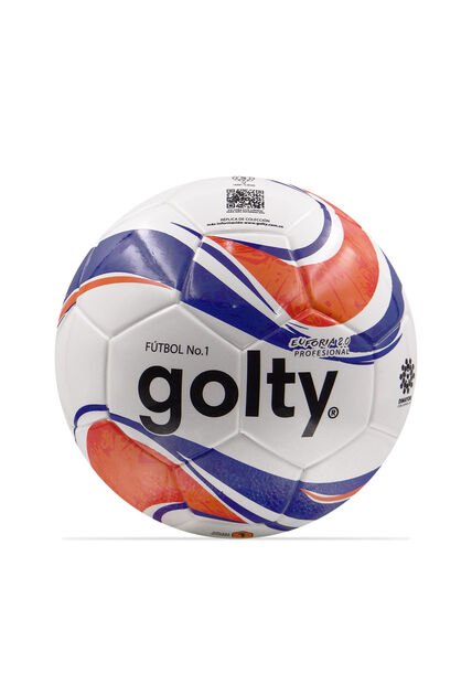 Balon Futbol Coleccionable Golty Euforia No.1-Blanco
