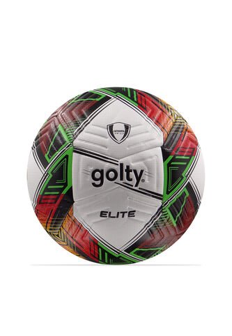 Balon Futbol Pro Golty Elite Dualtech No.5-Negro/Naranja GOLTY