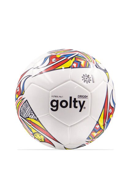 Balon Futbol Coleccionable Golty Origen No.1-Blanco