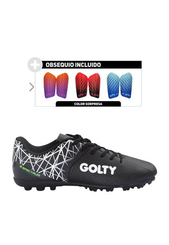 Zapatillas Golty Pro Spectrum Turf-Negro GOLTY