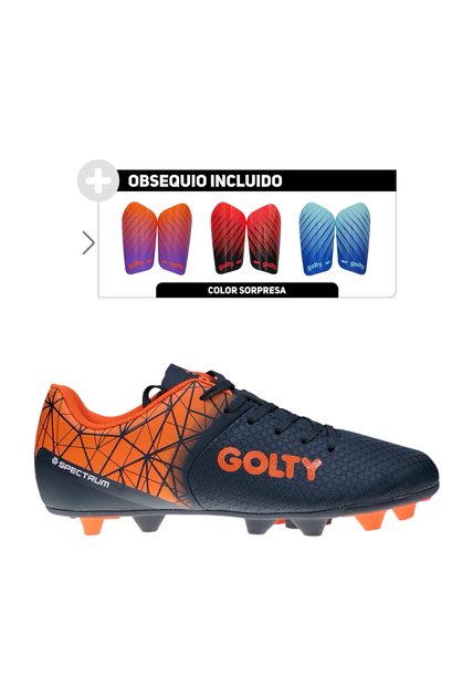 Guayos Golty Pro Spectrum Caucho-Azul/Naranja