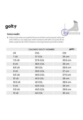 Guayos Golty Pro Spectrum Tpu-Azul