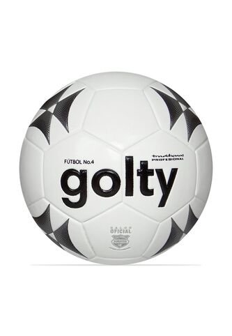 Balon Golty Futbol Prof Traditional #4-Blanco/ Negro GOLTY