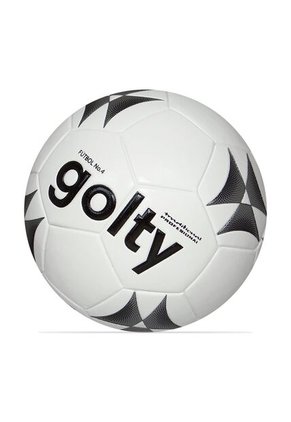 Balon Golty Futbol Prof Traditional #4-Blanco/ Negro