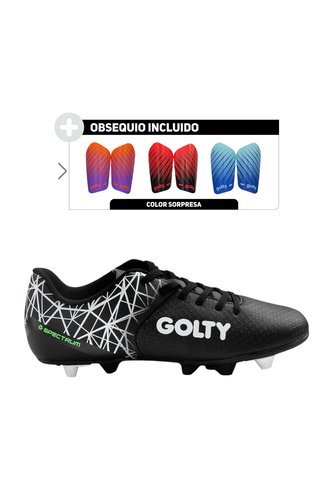 Guayos Golty Pro Spectrum Caucho-Negro/Blanco GOLTY
