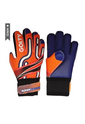 Guantes Golty Formacion Supersoccer Ii Niño-Naranja/Azul