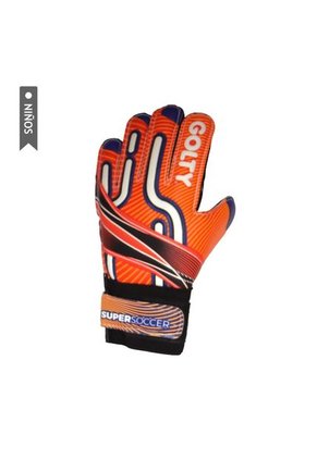 Guantes Golty Formacion Supersoccer Ii Niño-Naranja/Azul