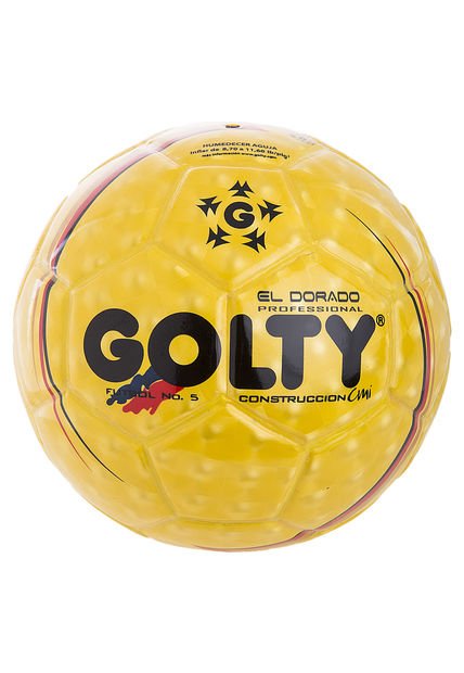 Balón de Fútbol Dorado GOLTY El Dorado # 5