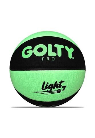 Balón Baloncesto Pro Golty Street Light No.7-Negro/Verde GOLTY