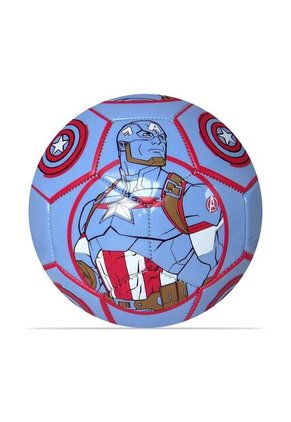 Balon De Futbol Golty Capitan America Luminoso No.5-Azul