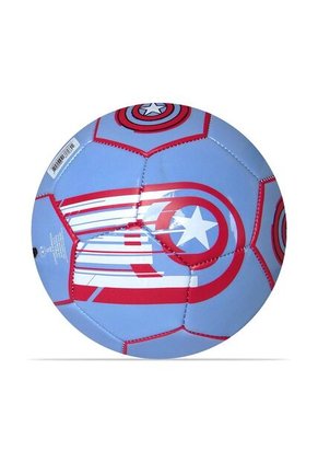Balon De Futbol Golty Capitan America Luminoso No.5-Azul
