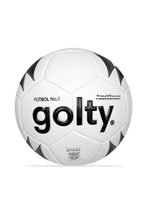 Balon De Futbol Profesional Golty Traditional #5-Blanco