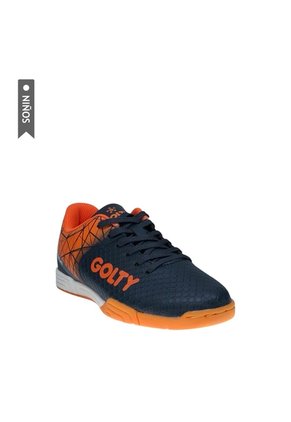 Zapatilla Golty Pro Spectrum Indoor Niño-Azul/Naranja