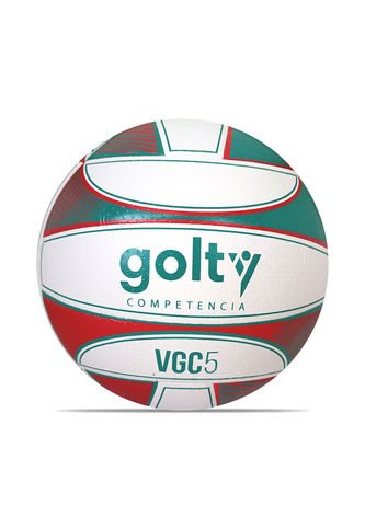Balon Voleibol Competencia Vgc5 #5-Verde/Rojo GOLTY