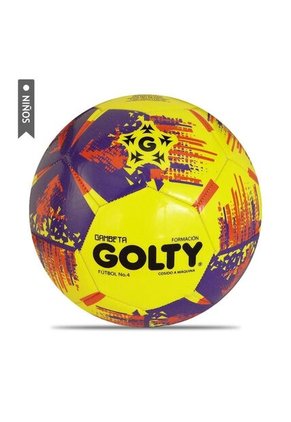 Balón Fútbol Golty Fundamentación Gambeta Niños No4-Amarillo