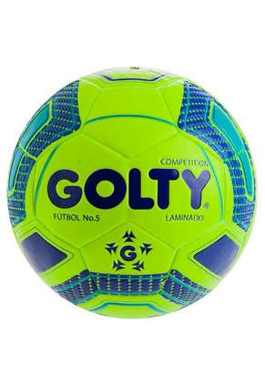 Balón de Fútbol Verde-Azul GOLTY Competition #5