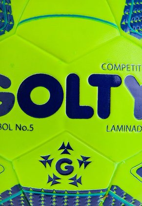 Balón de Fútbol Verde-Azul GOLTY Competition #5