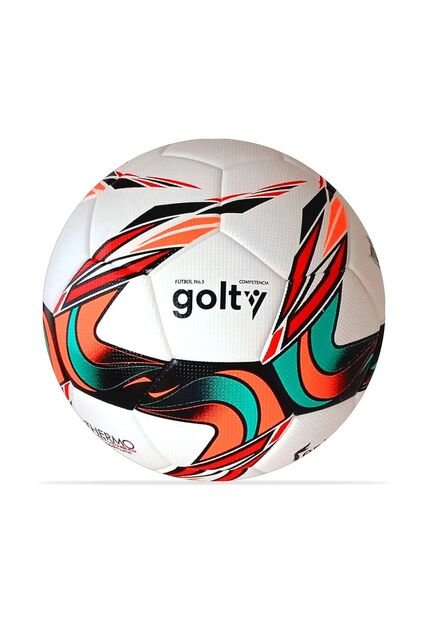 Balon Futbol Competencia Golty Fenix Thermobonded N3-Blanco