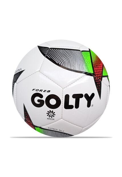 Balón Fútbol Golty Forza No Profesional Cosido No.5-Blanco