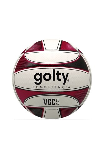 Balón Voleibol Golty Competencia Vgc5 No.5-Negro/Rojo GOLTY