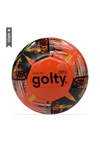 Balón Fútbol Golty Fundamentación Gambeta Niños No.5-Naranja GOLTY