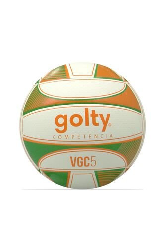 Balón Voleibol Golty Competencia Vgc5 No.5-Verde/Naranja GOLTY