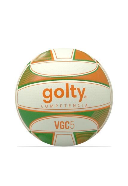 Balón Voleibol Golty Competencia Vgc5 No.5-Verde/Naranja