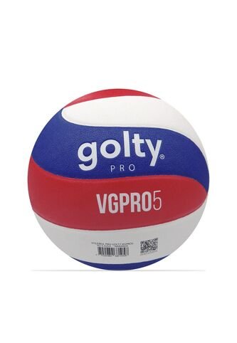 Balón Voleibol Golty Pro Vgpro5 No5 -Blanco/Rojo GOLTY