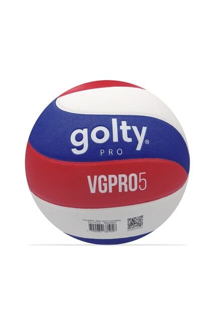 Balón Voleibol Golty Pro Vgpro5 No5 -Blanco/Rojo