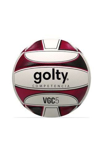 Balón Voleibol Golty Competencia Vgc5 No.5-Negro/Rojo GOLTY